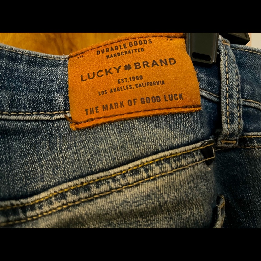 Lucky Brand jeans. Straight leg. Size 10.